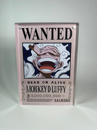 Luffy Bounty Acrylic Plaque