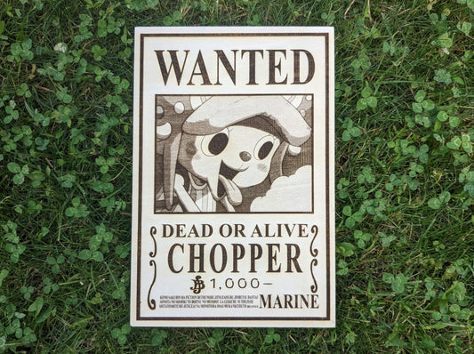 Chopper Bounty Plaque