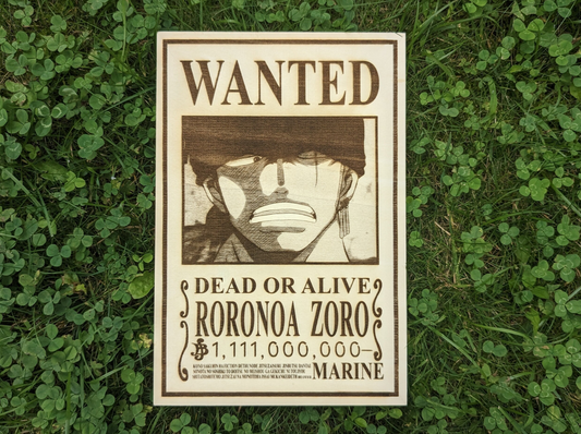 Zoro Bounty Plaque